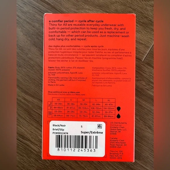 NIB Thinx Reusable Period Underwear - Picture 4 of 7